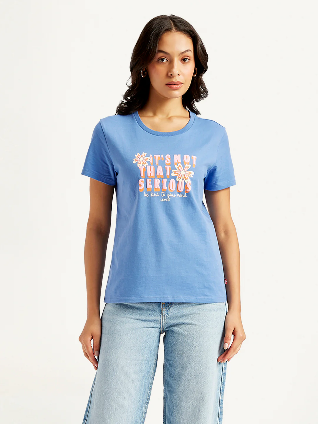Women's Graphic Print Crew Neck T-shirt - Image 2