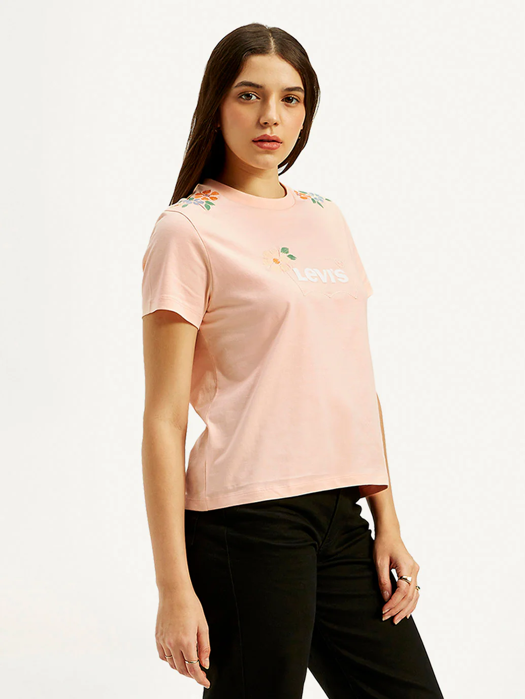 Women's Graphic Print Crew Neck T-shirt - Image 5