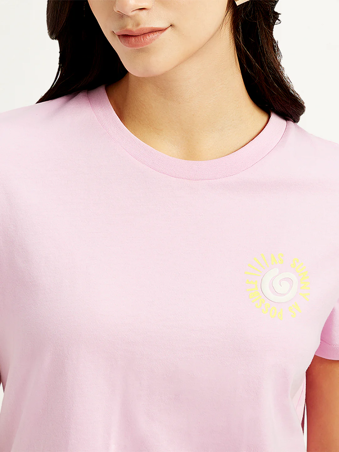 Women's Graphic Print Crew Neck T-Shirt - Image 5