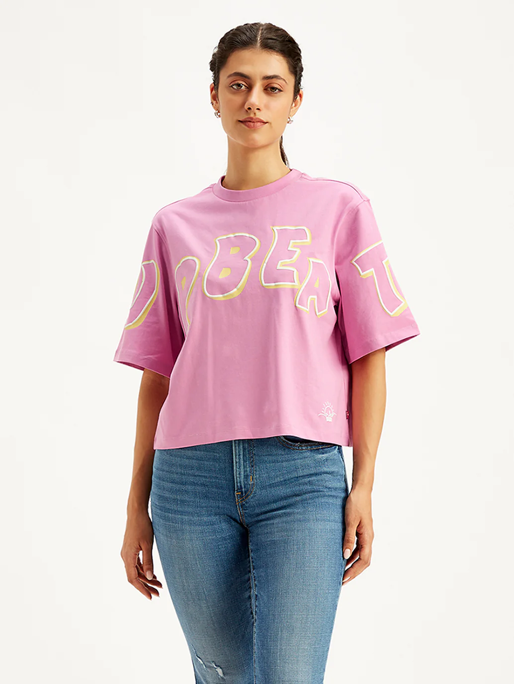 Women's Graphic Print Loose Fit T-Shirt - Image 3