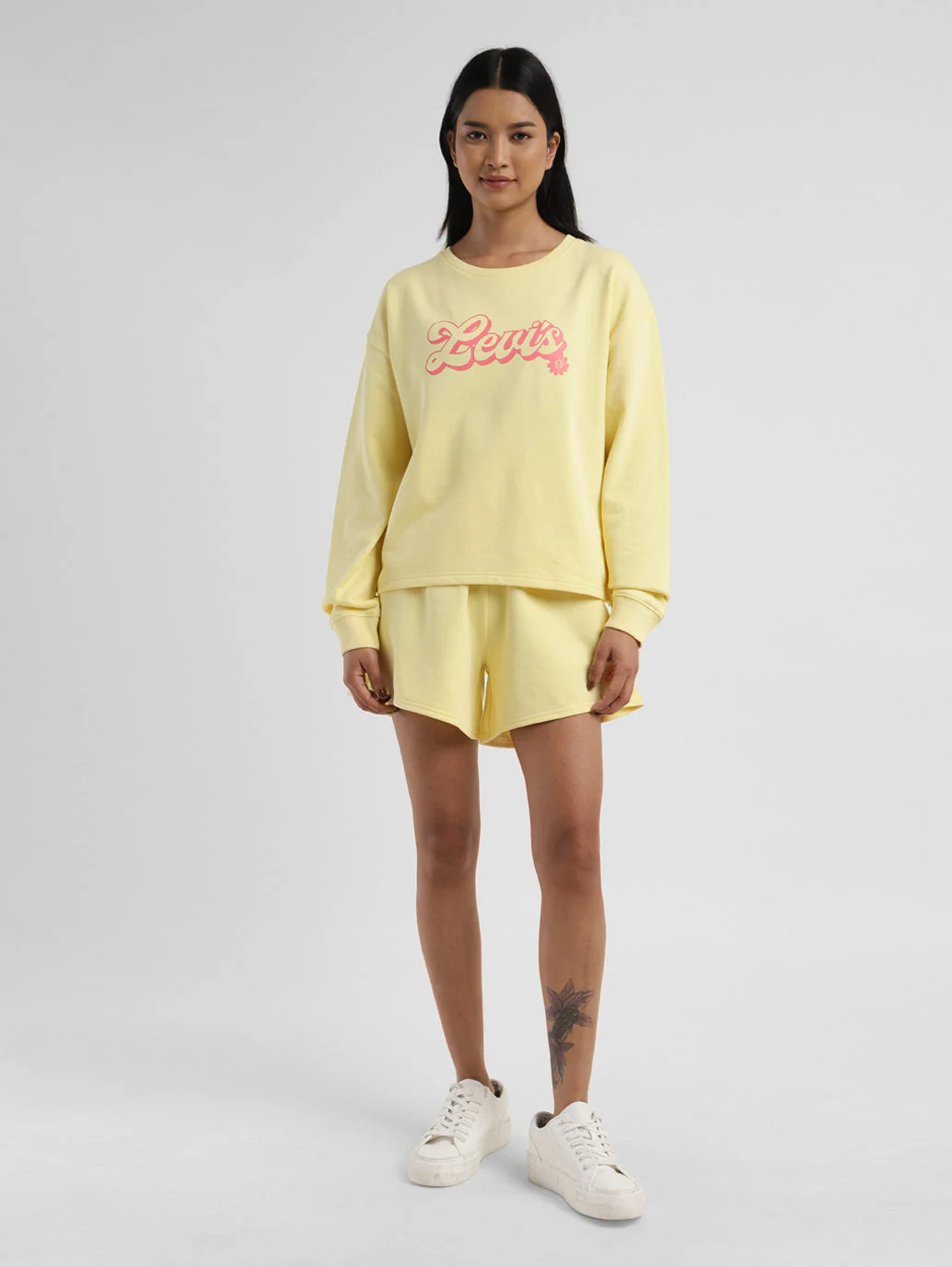 Women's Graphic Print Crew Neck Sweatshirt - Image 6