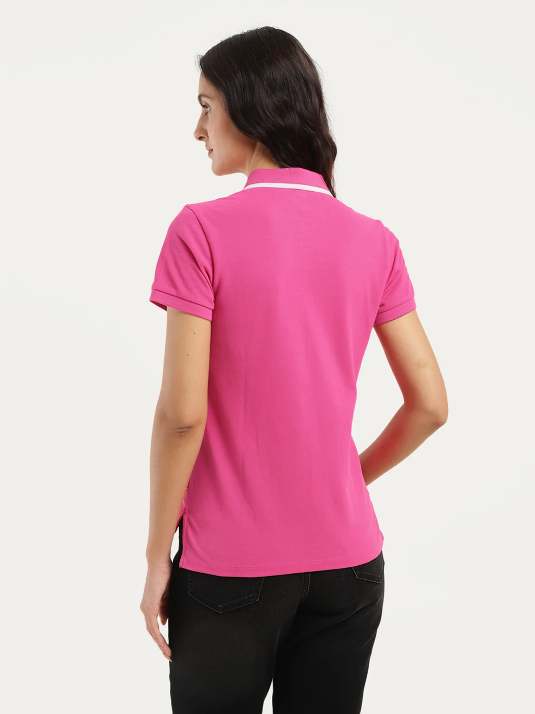 Women's Brand Logo Polo T-Shirt - Image 3
