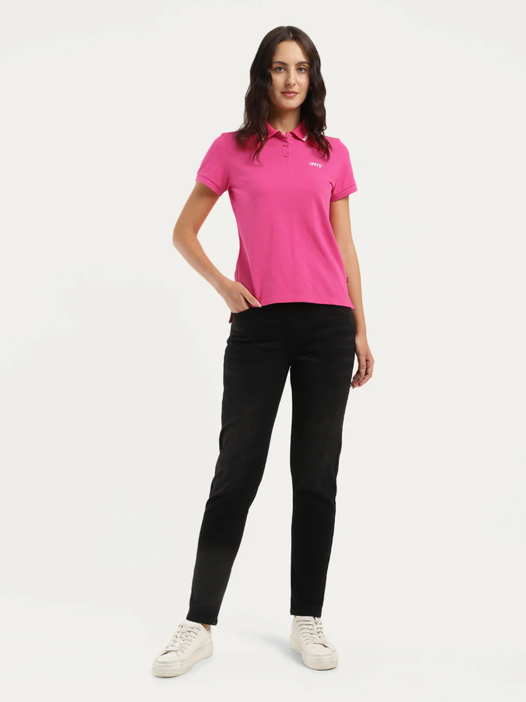 Women's Brand Logo Polo T-Shirt - Image 6