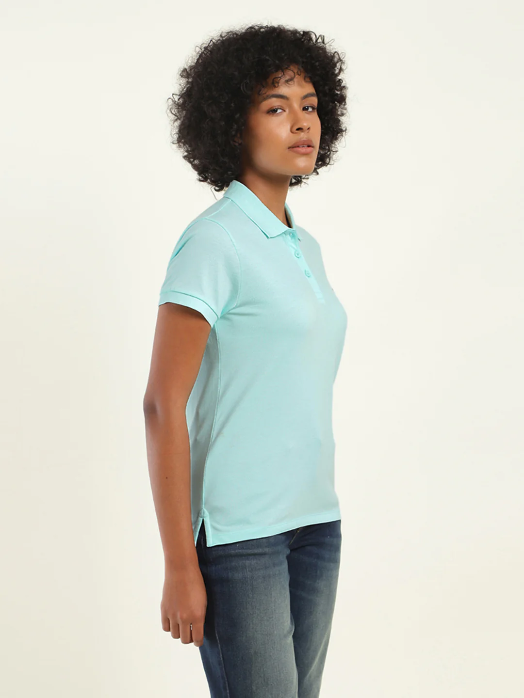 Women's Brand Logo Polo T-Shirt - Image 5