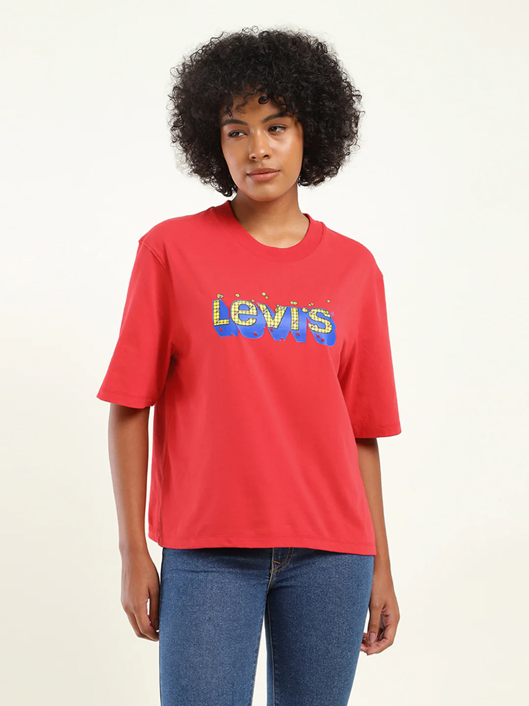 Women's Graphic Print Oversized T-Shirt - Image 2
