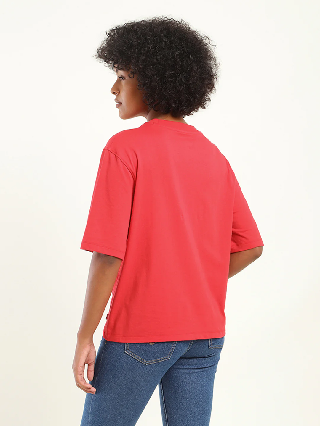 Women's Graphic Print Oversized T-Shirt - Image 3