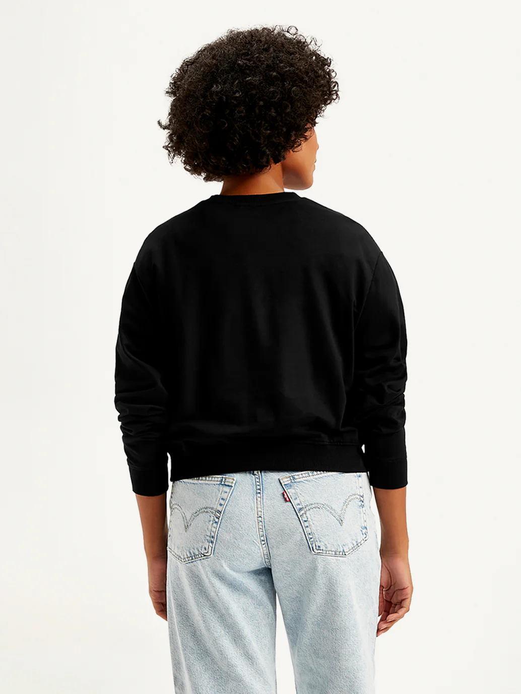 Women's Embossed Regular Fit Sweatshirt - Image 3