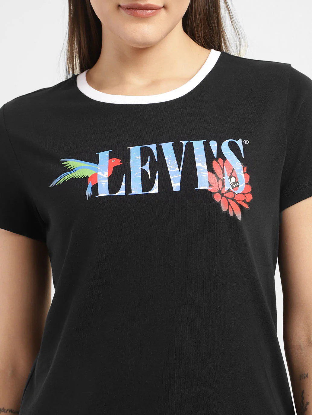 Women's Graphic Print Regular Fit T-shirt - Image 5