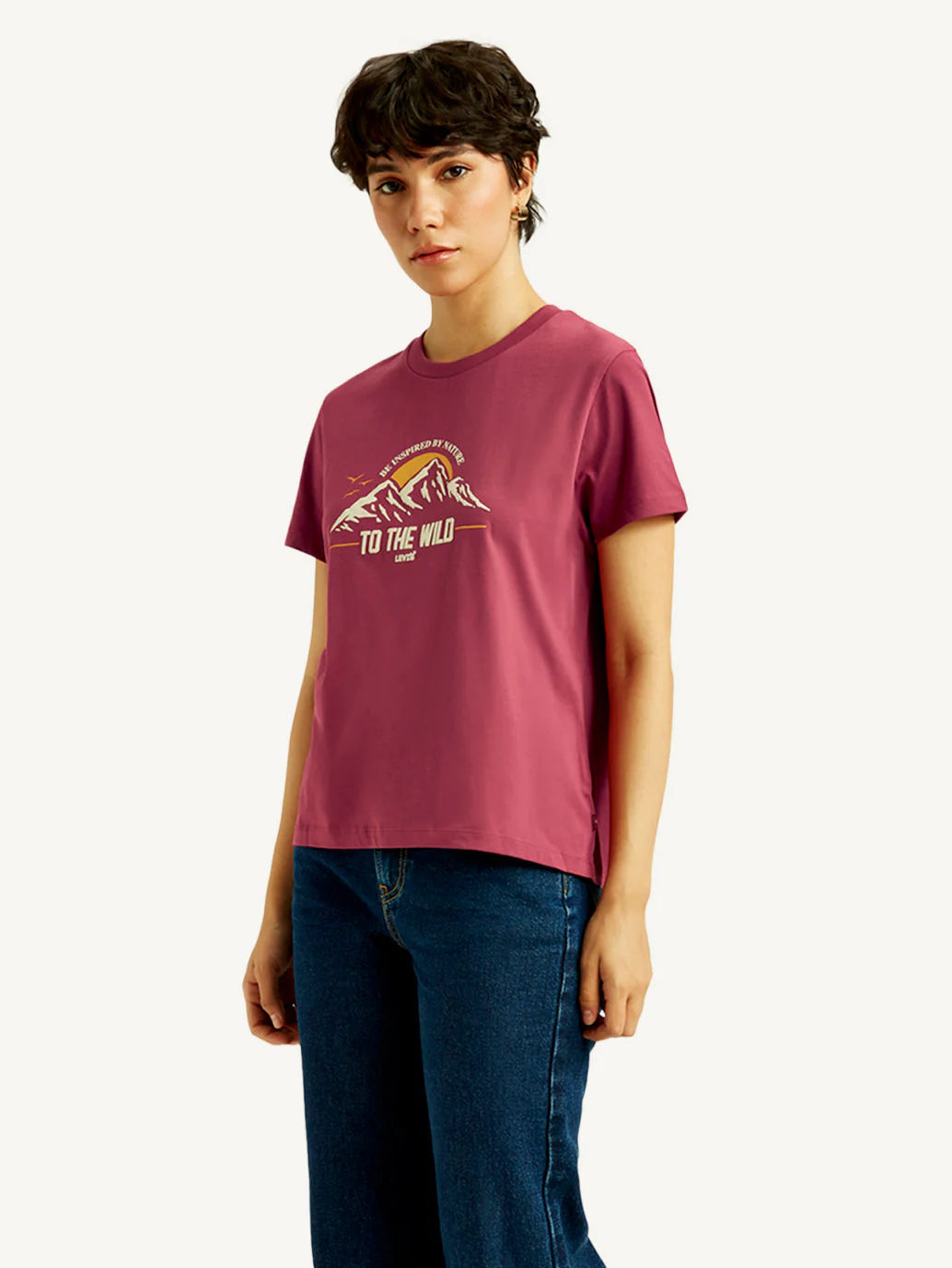 Women's Graphic Print Relaxed Fit T-shirt - Image 5
