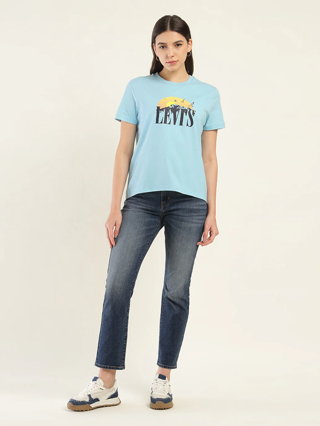 Women's Graphic Print Relaxed Fit T-shirt - Image 6