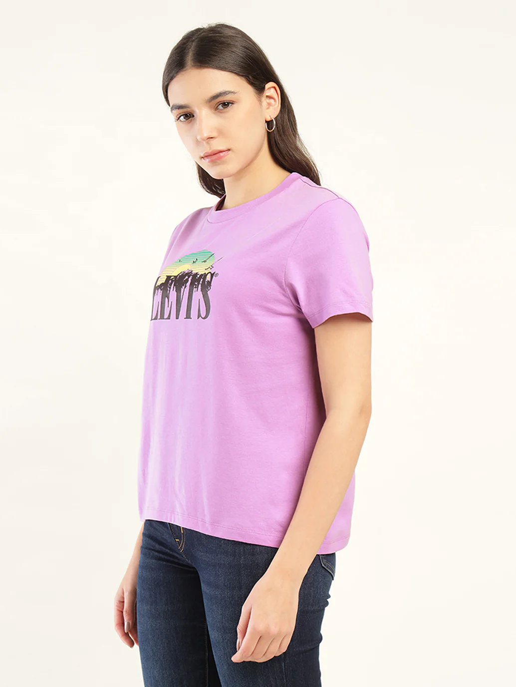 Women's Graphic Print Relaxed Fit T-shirt - Image 5