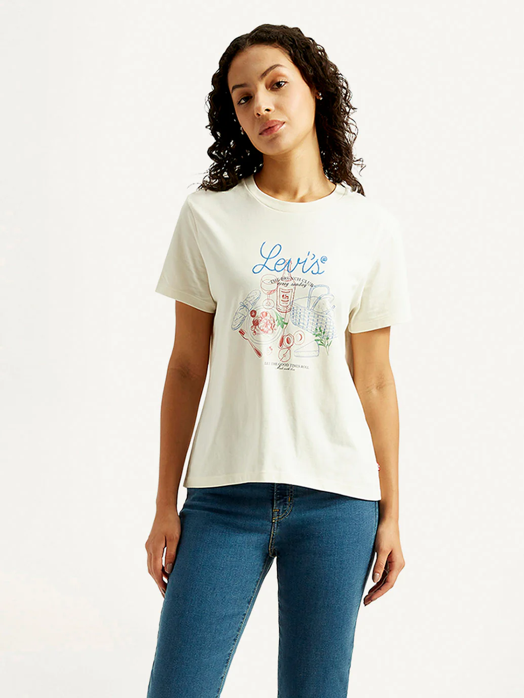 Women's Graphic Print Relaxed Fit T-shirt - Image 4