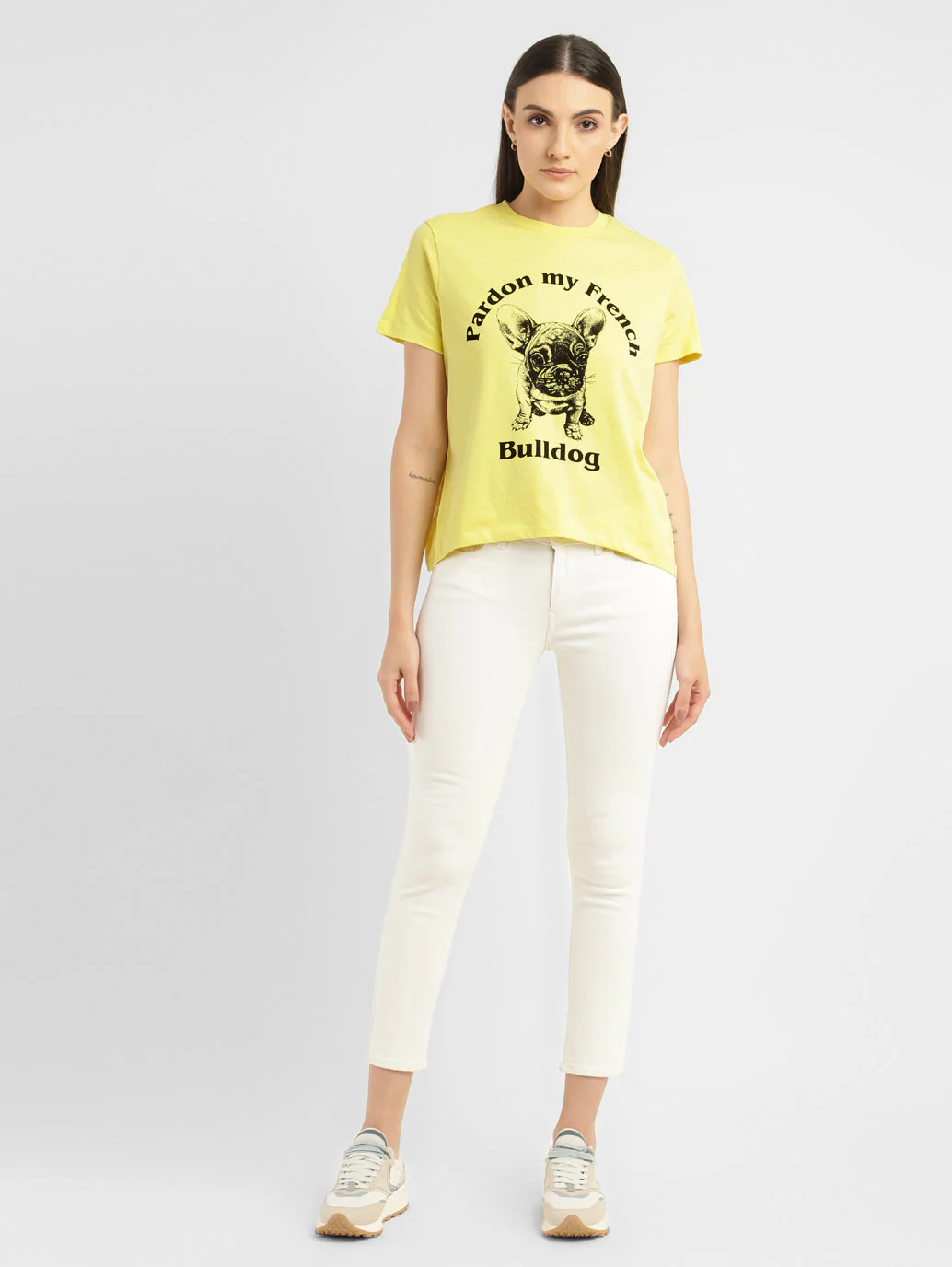 Women's Graphic Crew Neck T-shirt - Image 6