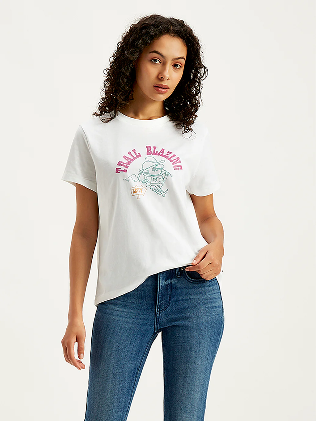 Women's Graphic Print Regular Fit T-Shirt - Image 2