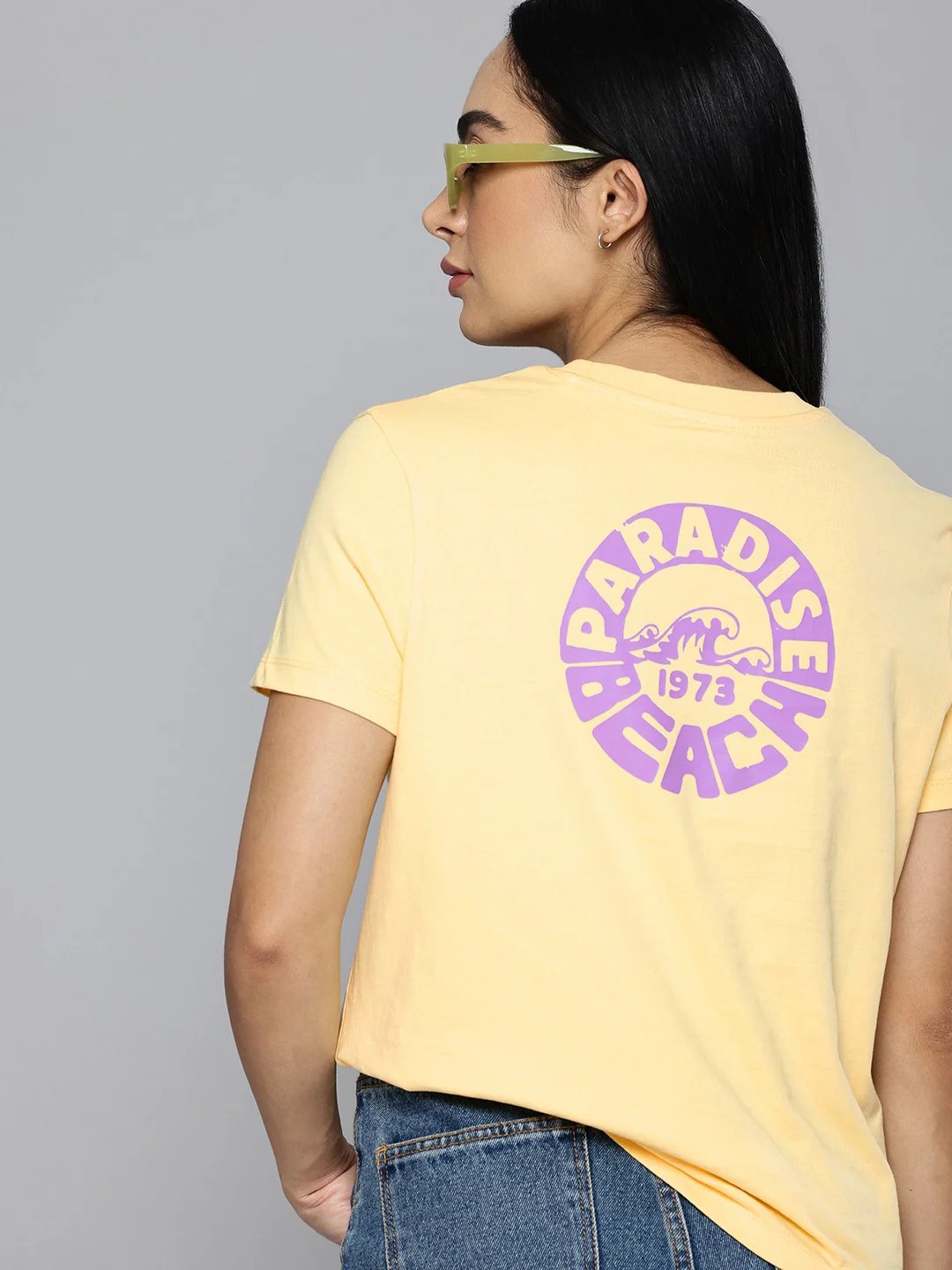 Women's Brand Logo Printed T-Shirt - Image 2