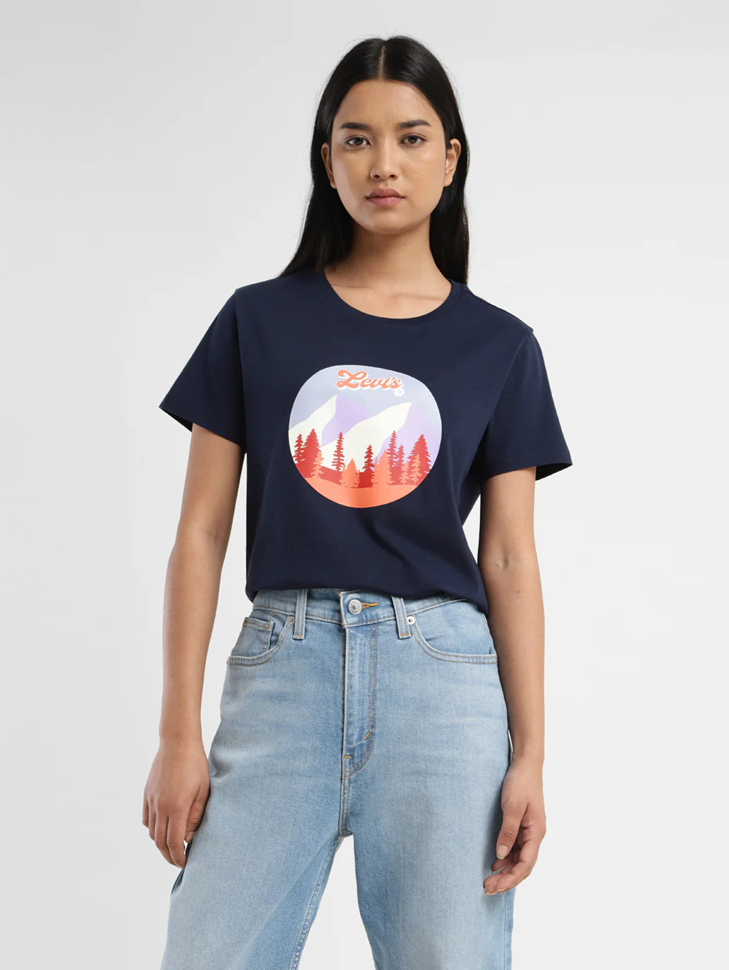 Women's Graphic Printed Crew Neck T-Shirt - Image 6