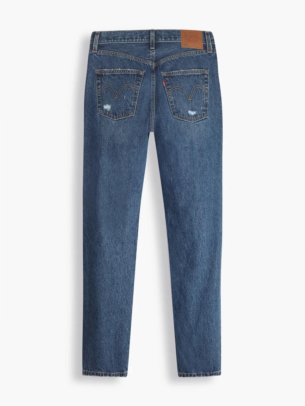 Women's 501'90 Blue Straight Fit High Rise Jeans - Image 11