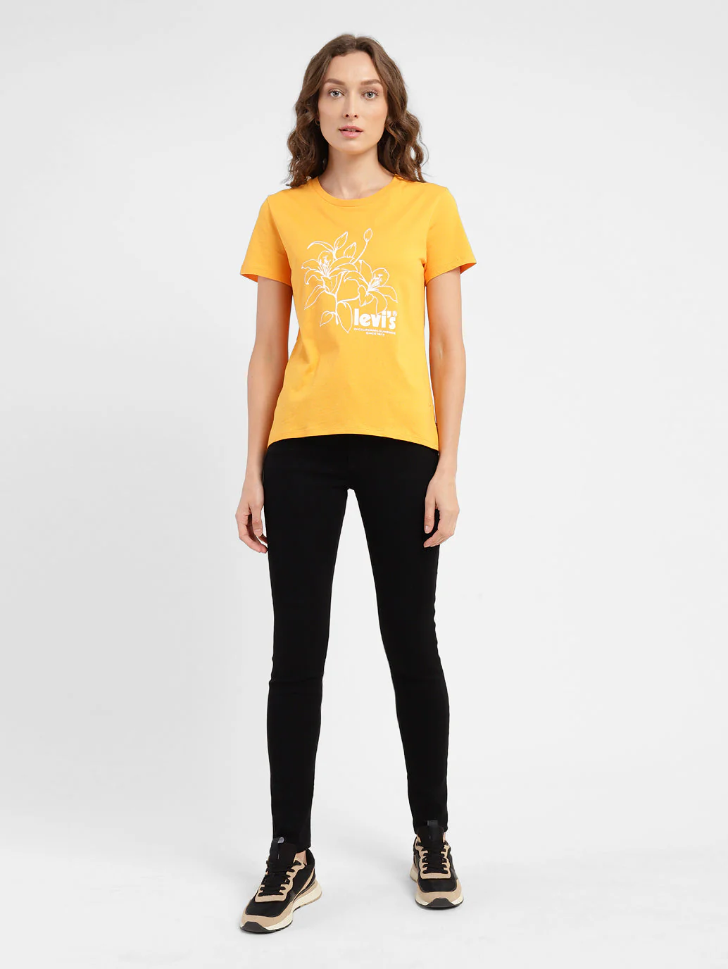Women's 710 Black Skinny Fit Mid Rise Jeans - Image 7