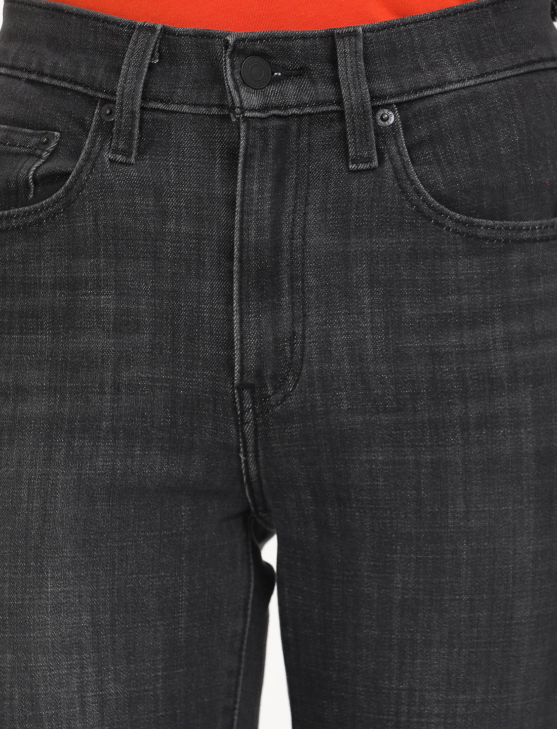 Women's 724 Black Slim Straight Fit High Rise Jeans - Image 6