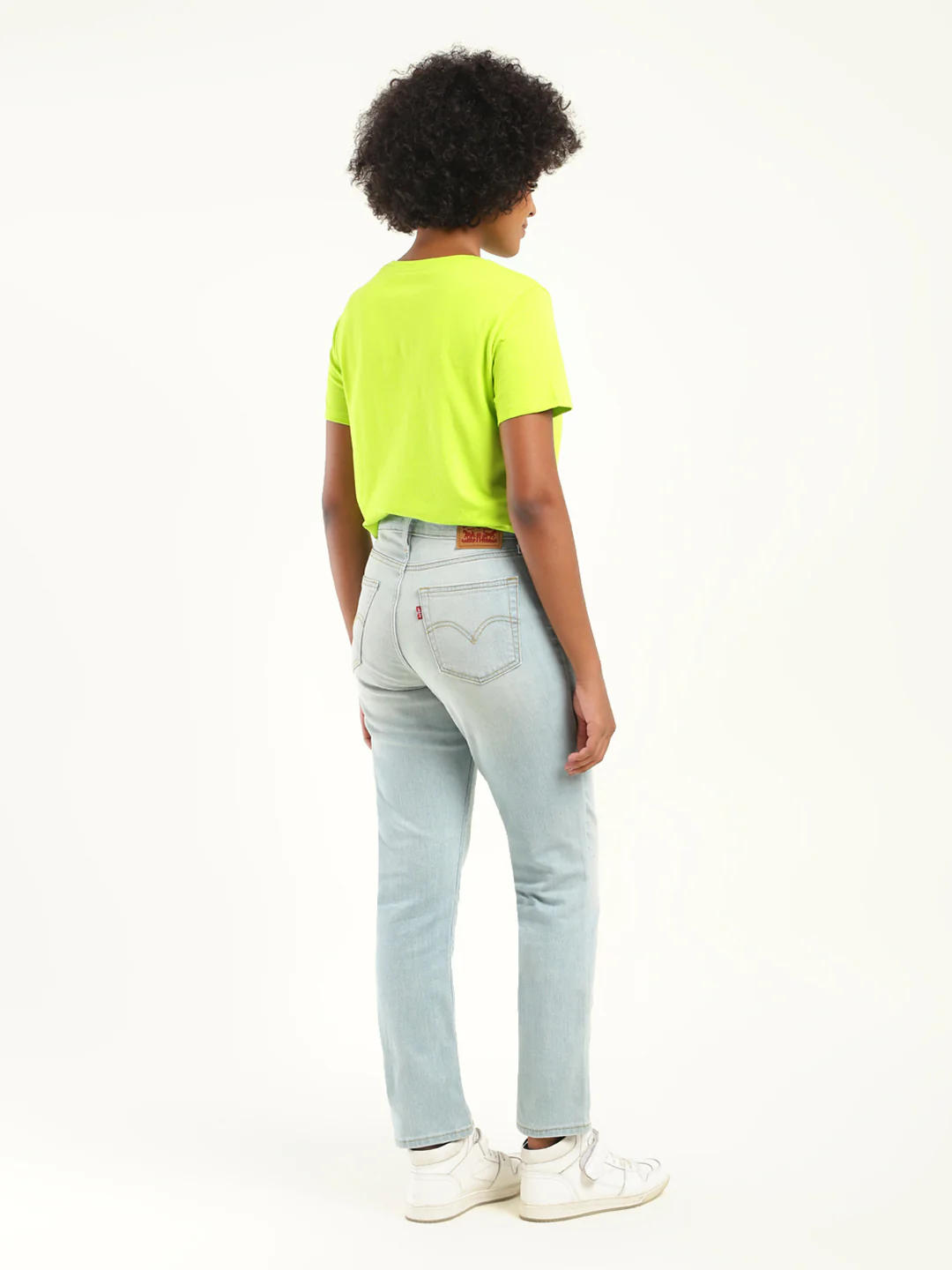 Women's 710 Blue Skinny Fit High Rise Jeans - Image 3
