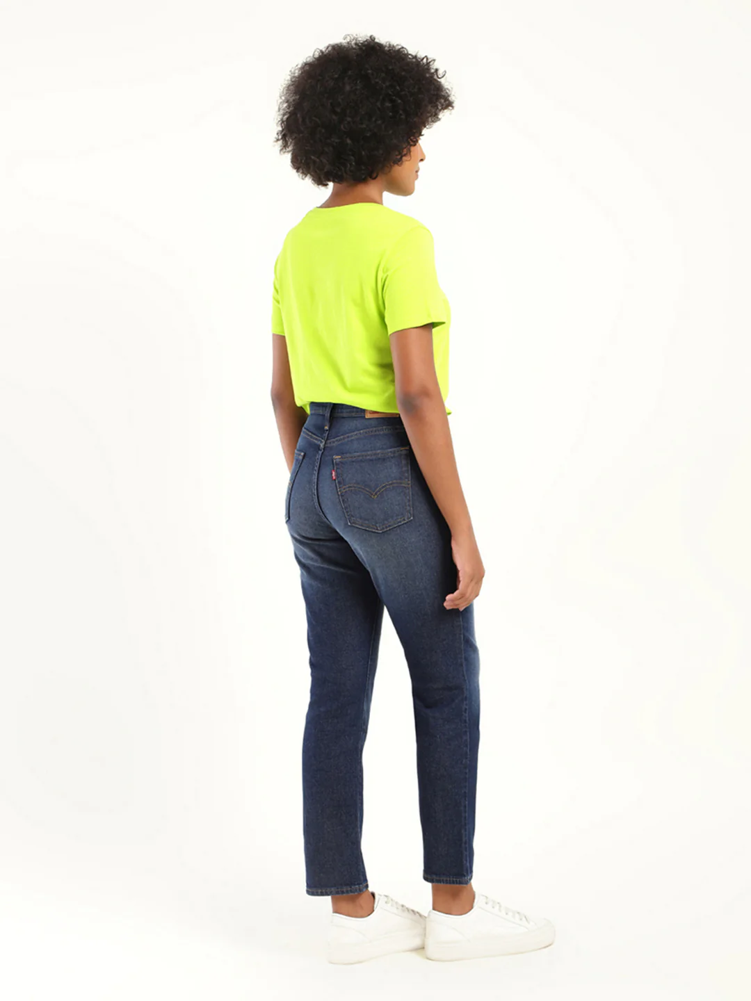 Women's 710 Blue Skinny Fit High Rise Jeans - Image 3