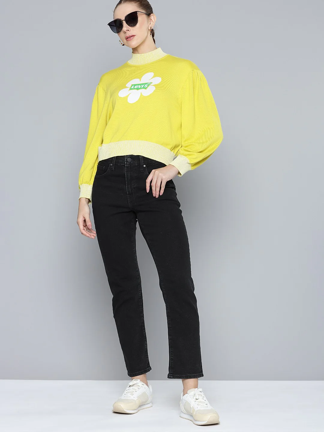 Women's 711 Black Skinny Fit High Rise Jeans - Image 4