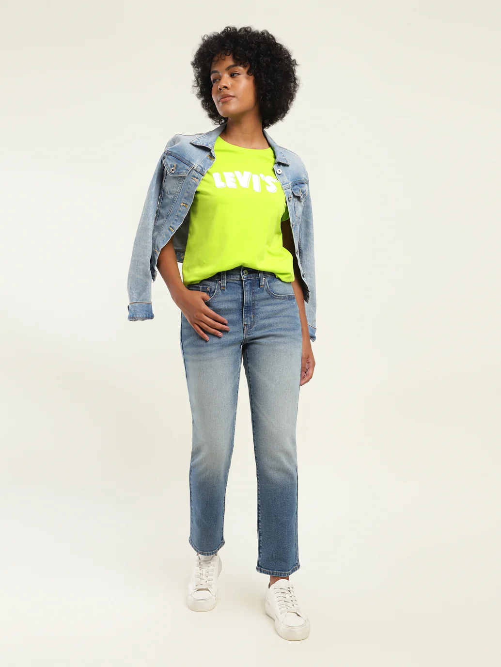 Women's 711 Blue Skinny Fit High Rise Jeans