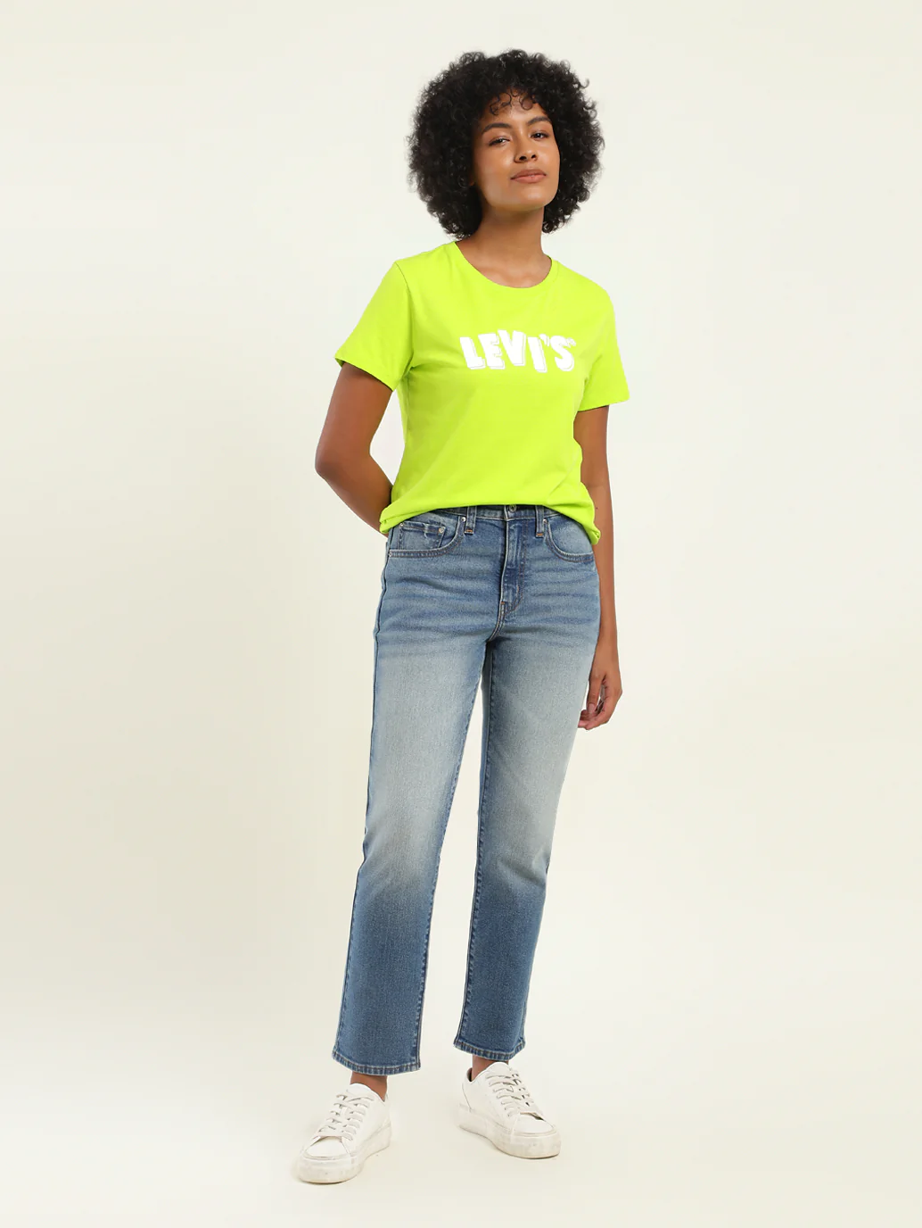 Women's 711 Blue Skinny Fit High Rise Jeans - Image 2