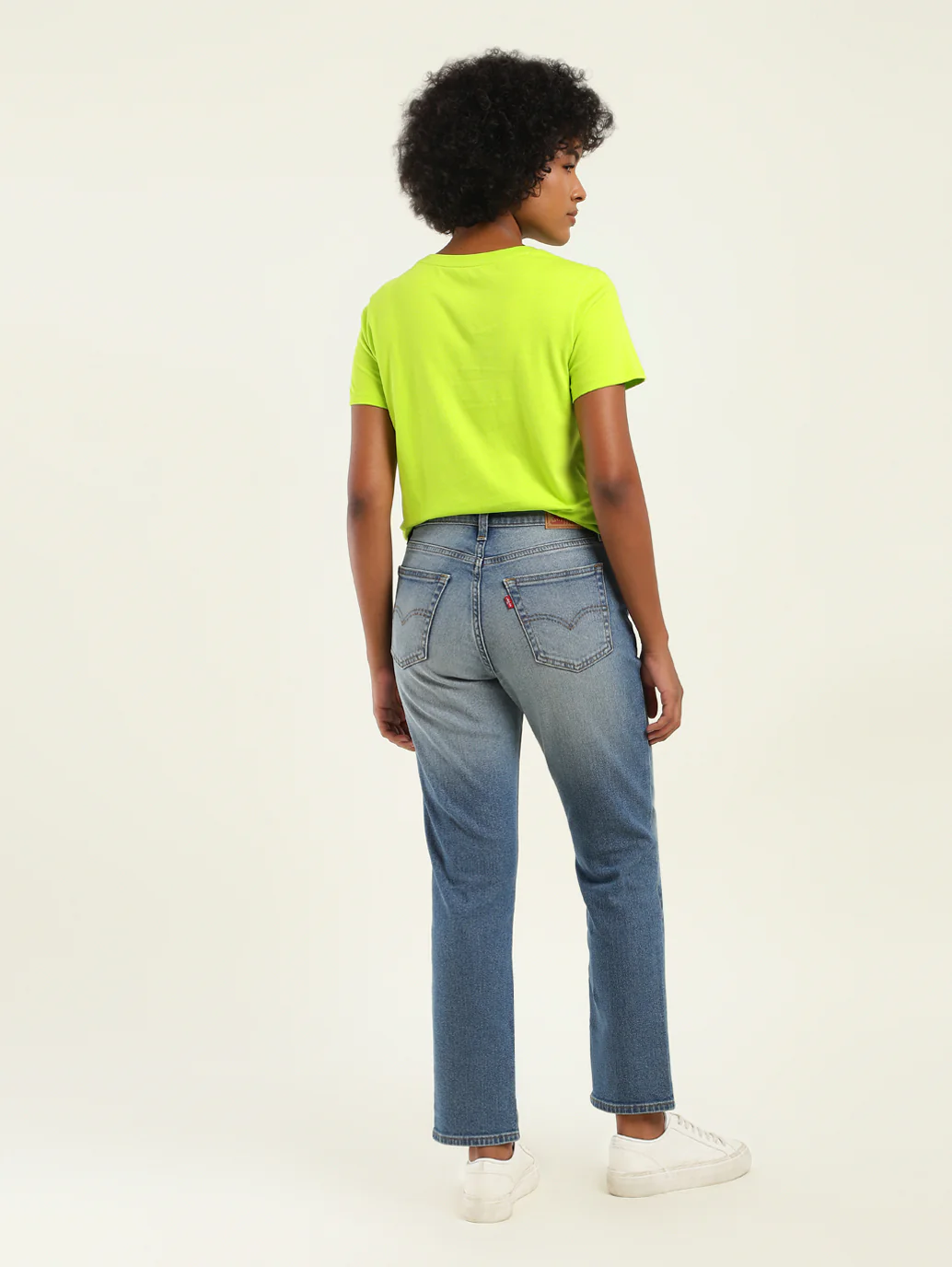 Women's 711 Blue Skinny Fit High Rise Jeans - Image 3