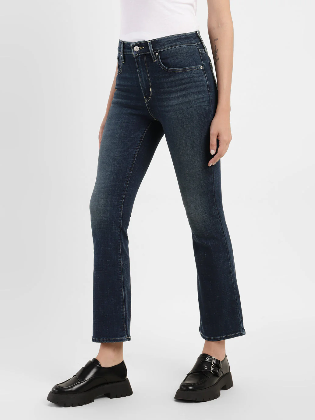Women's 725 Blue Bootcut Fit High Rise Jeans - Image 5