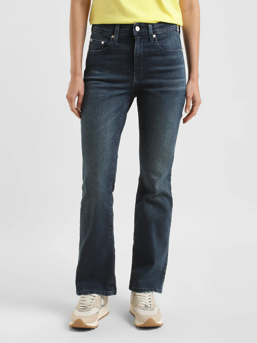 Women's 725 Blue Bootcut Fit High Rise Jeans