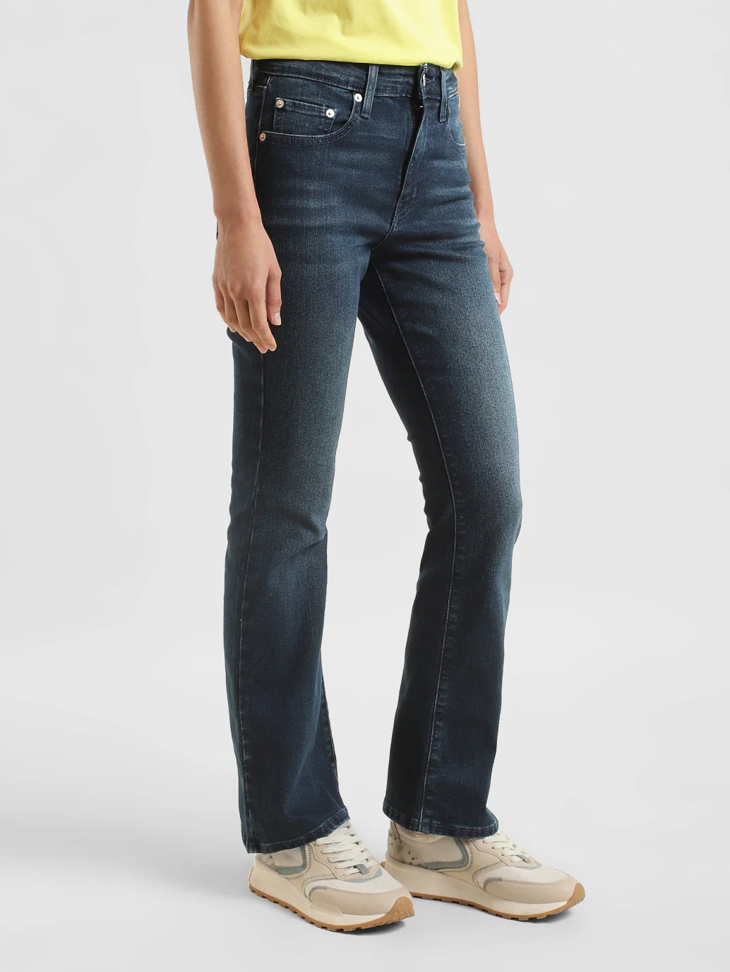 Women's 725 Blue Bootcut Fit High Rise Jeans - Image 5
