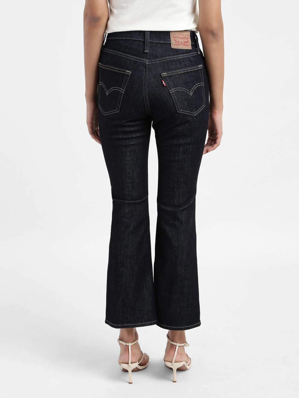 Women's 725 Blue Bootcut Fit High Rise Jeans - Image 3