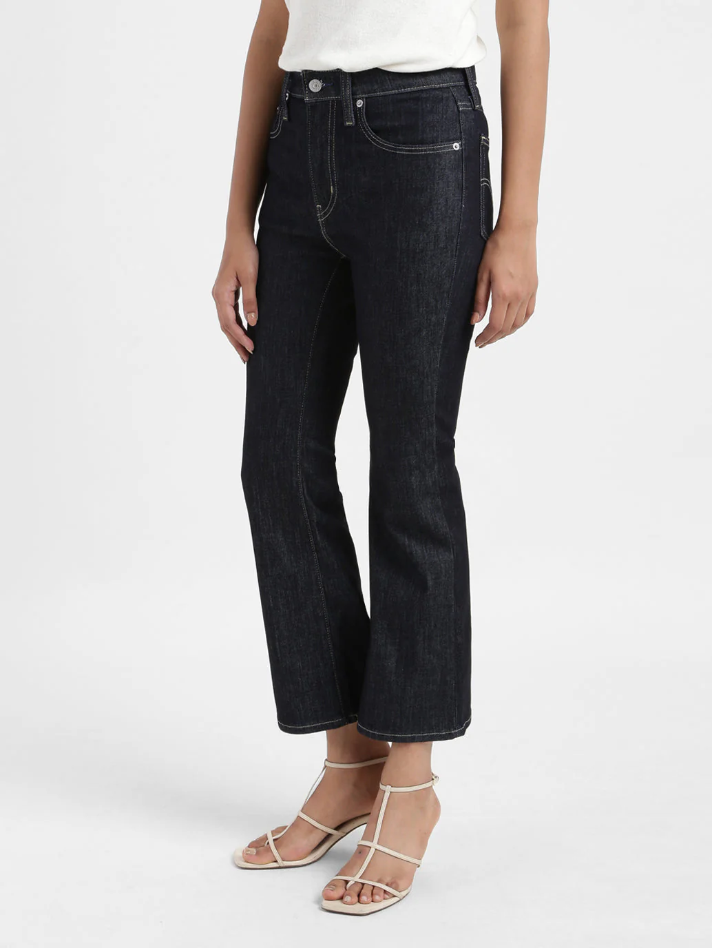 Women's 725 Blue Bootcut Fit High Rise Jeans - Image 5