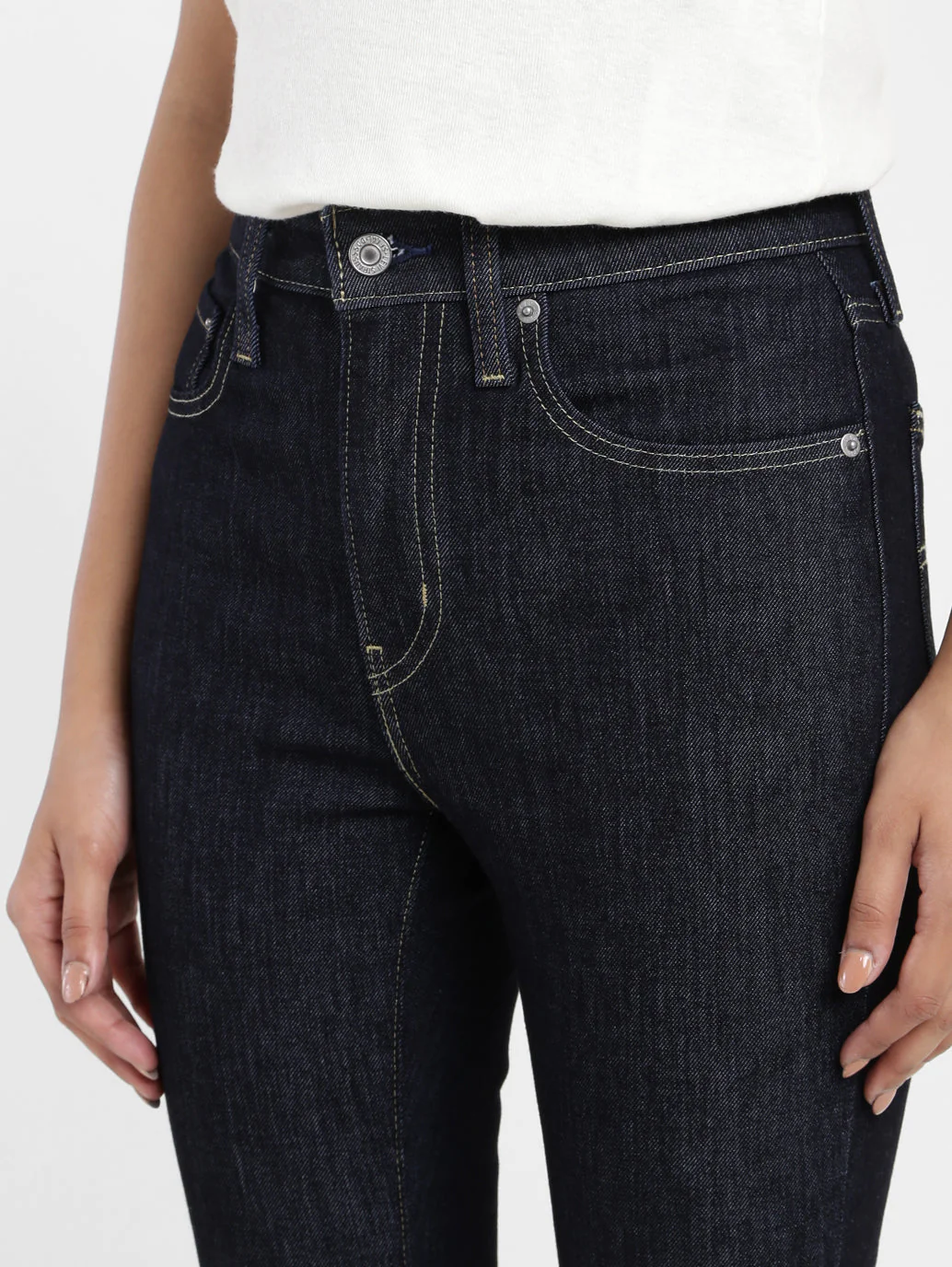 Women's 725 Blue Bootcut Fit High Rise Jeans - Image 7