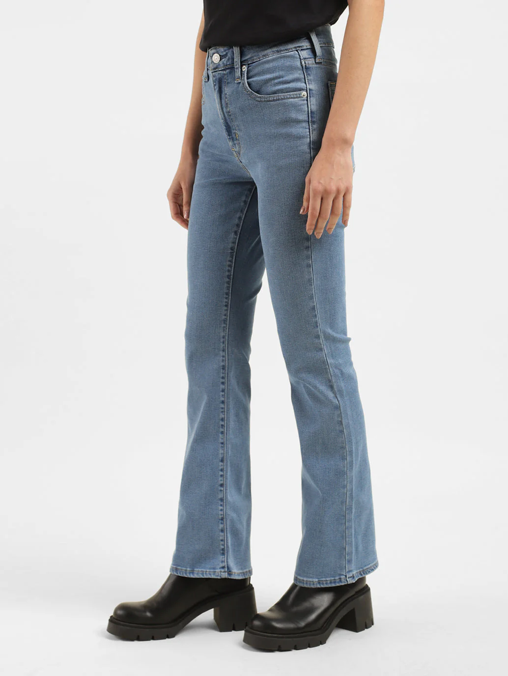 Women's 725 Blue Bootcut Fit High Rise Jeans - Image 5
