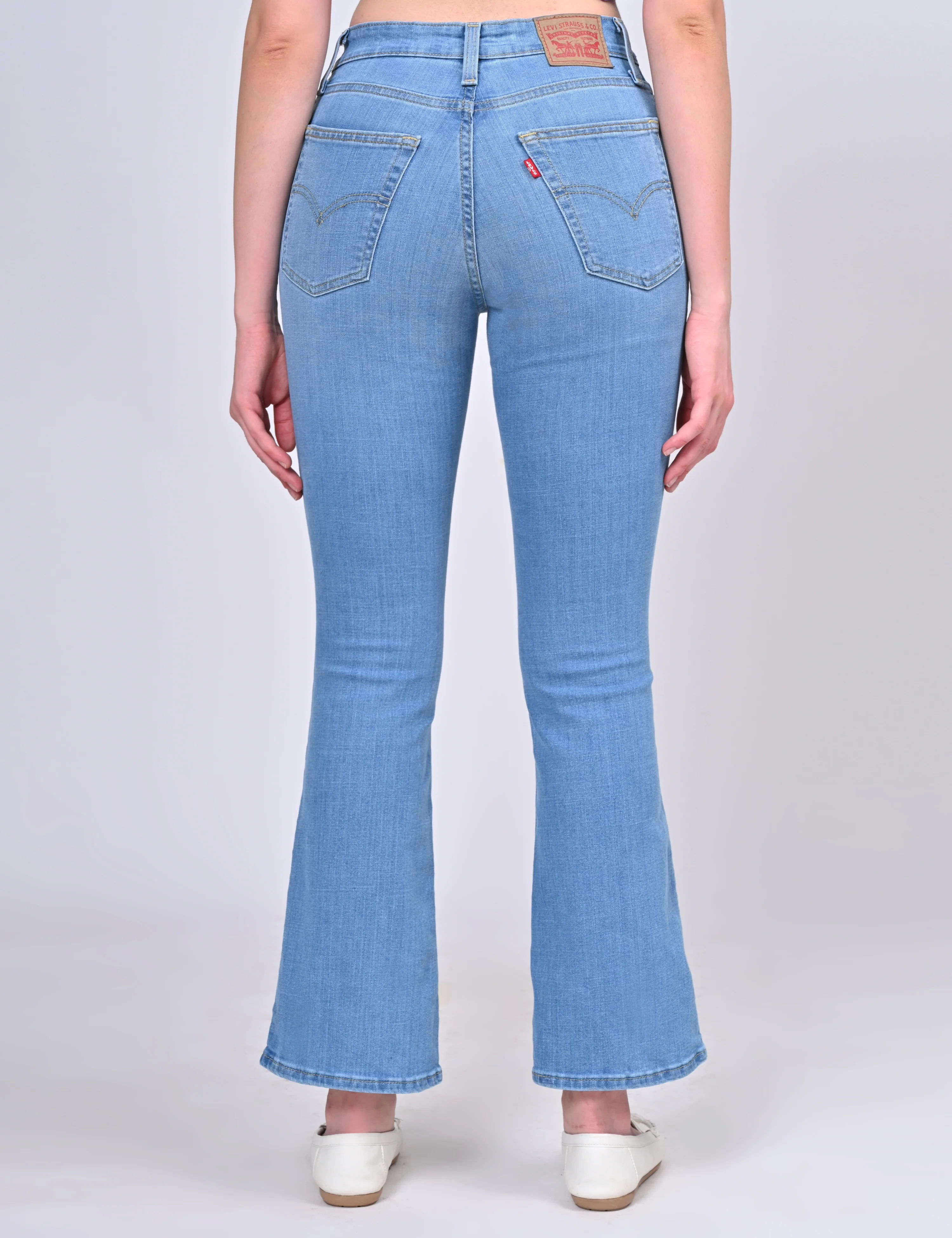 Women's 725 Blue Bootcut Fit High Rise Jeans - Image 2
