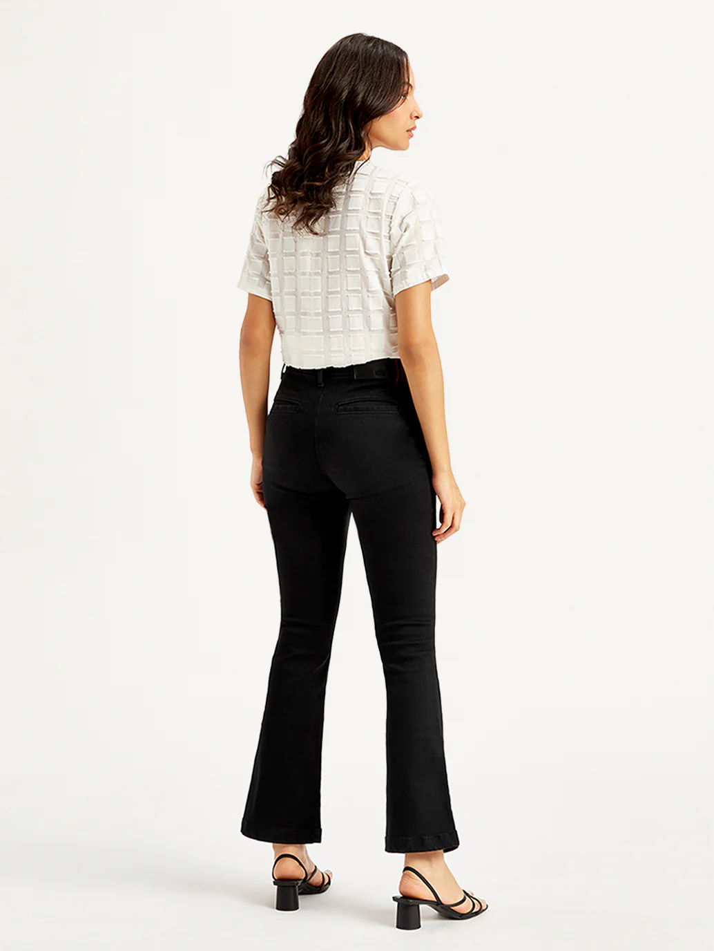 Women's Redloop 725 Black Bootcut Fit High Rise Jeans - Image 3