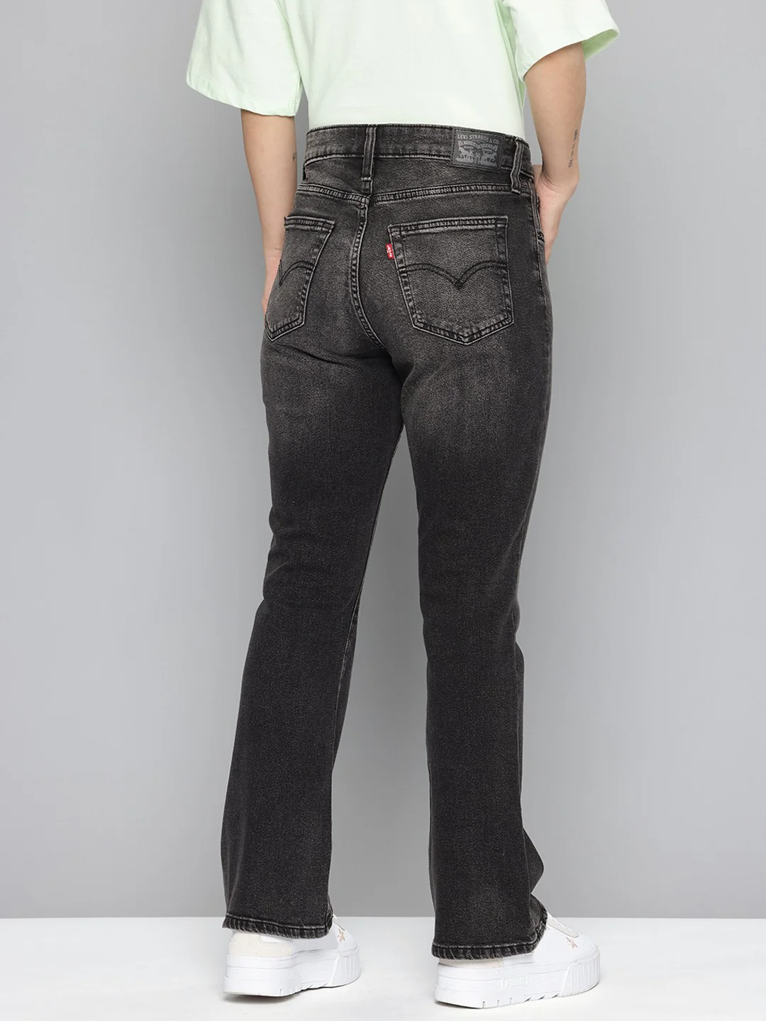 Women's 725 Black Bootcut Fit High Rise Jeans - Image 2