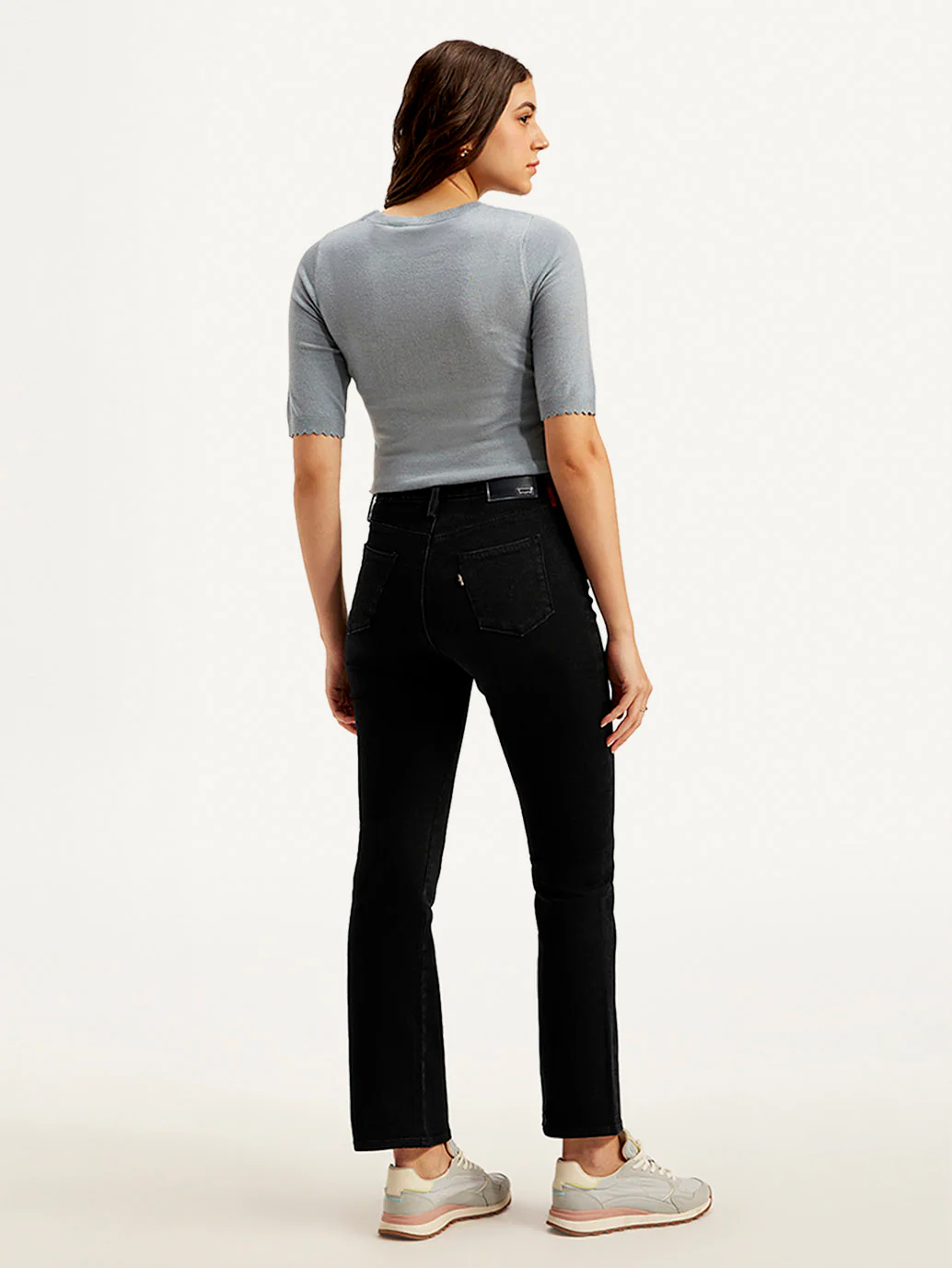 Women's Redloop 725 Black Bootcut Fit High Rise Jeans - Image 3