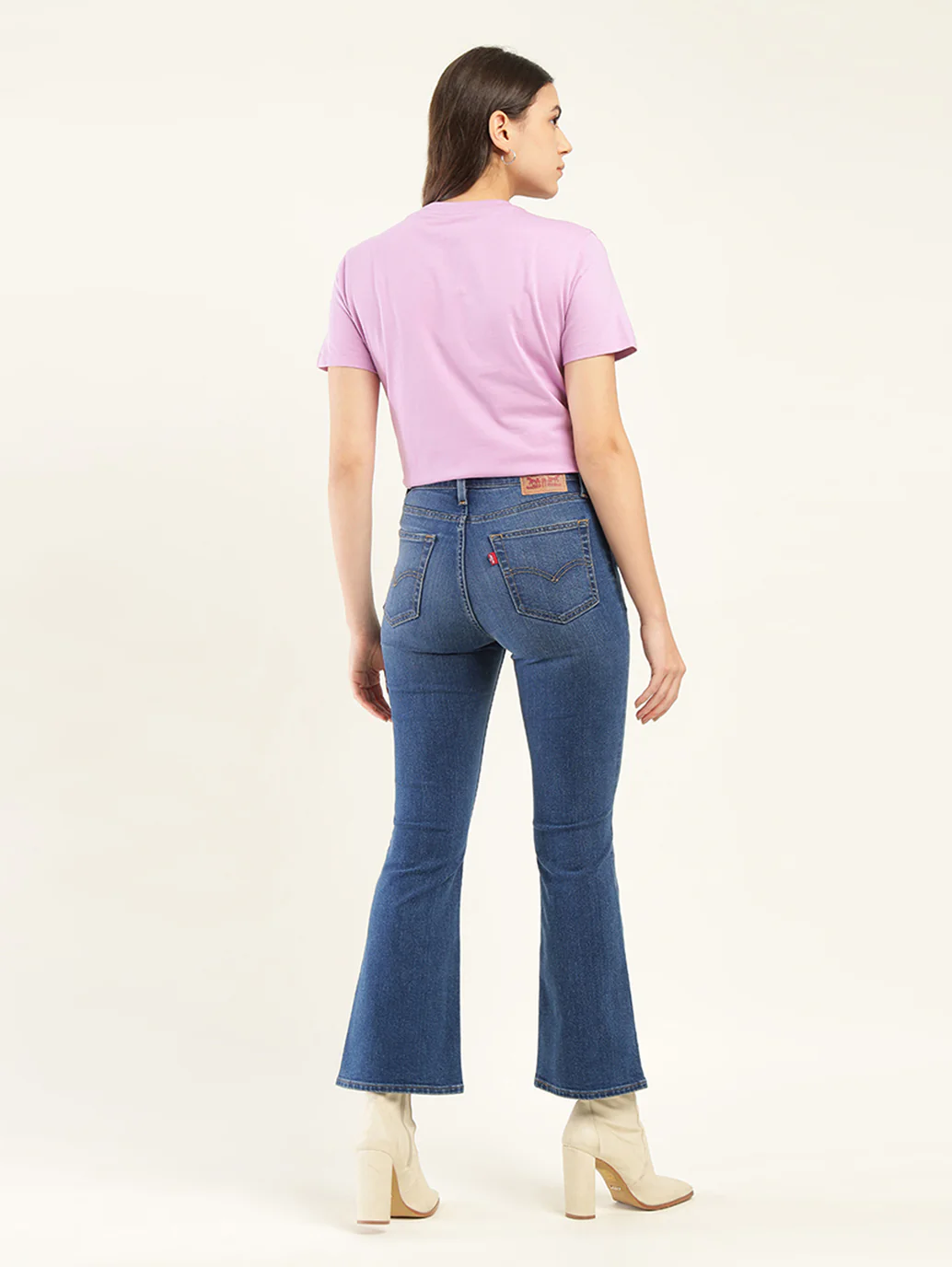 Women's 725 Blue Bootcut Fit High Rise Jeans - Image 3