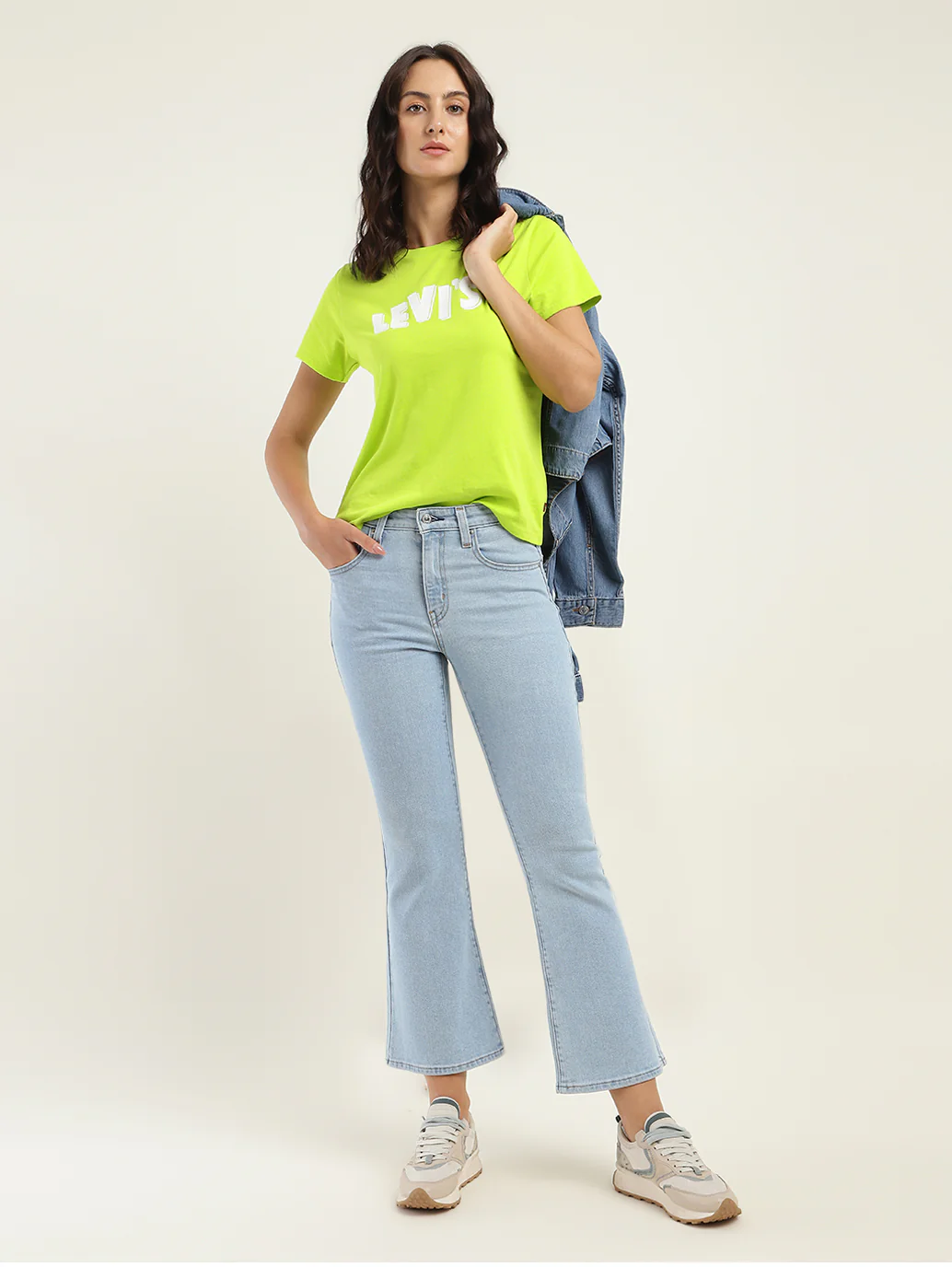 Women's 725 Blue Bootcut Fit High Rise Jeans