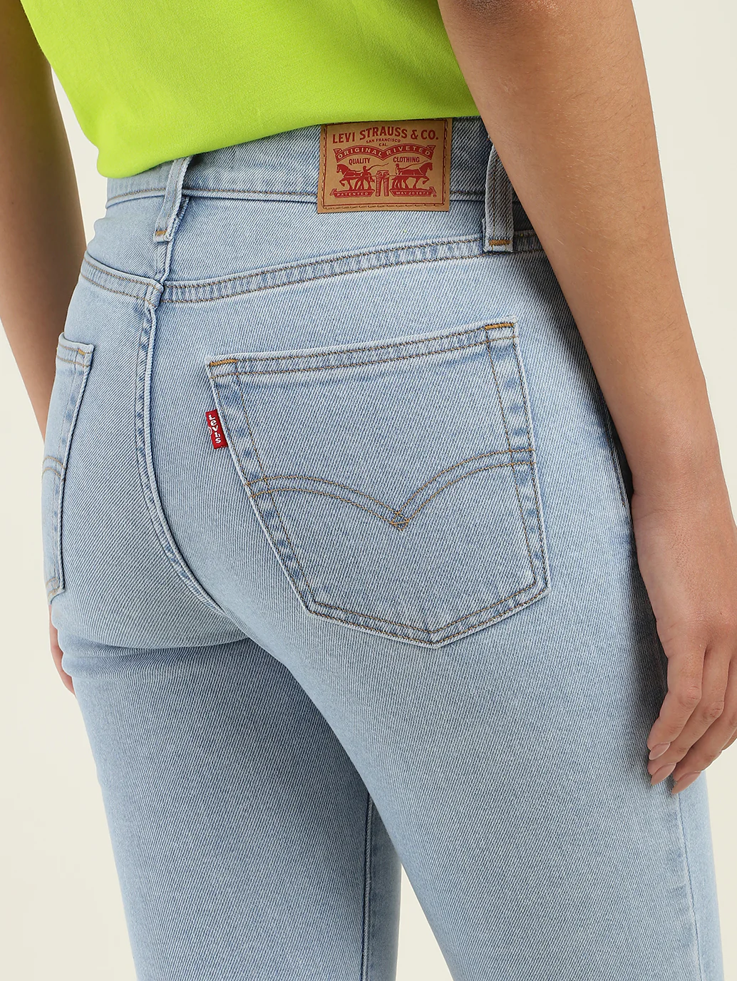 Women's 725 Blue Bootcut Fit High Rise Jeans - Image 5
