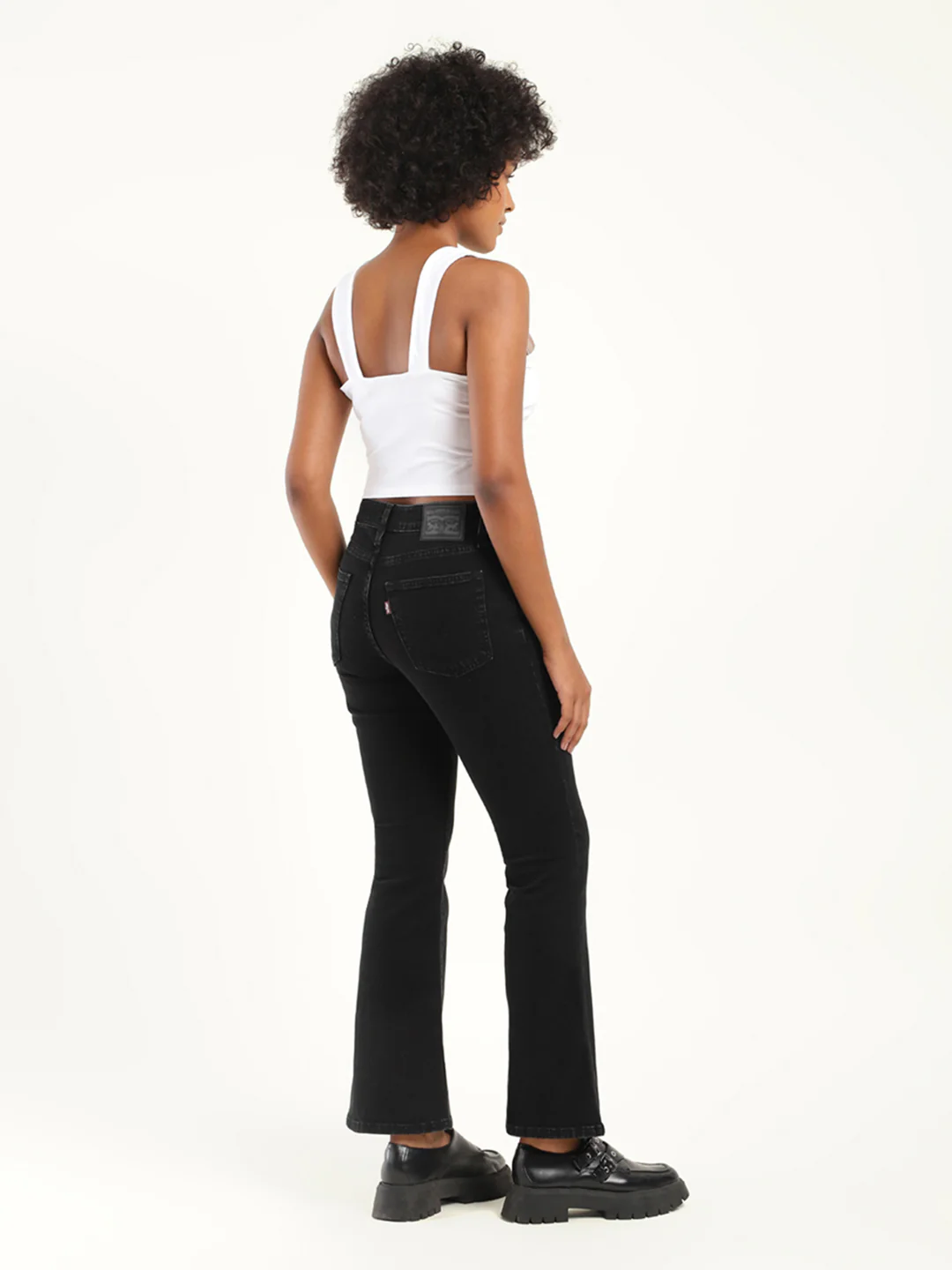 Women's 725 Black Bootcut Fit High Rise Jeans - Image 3