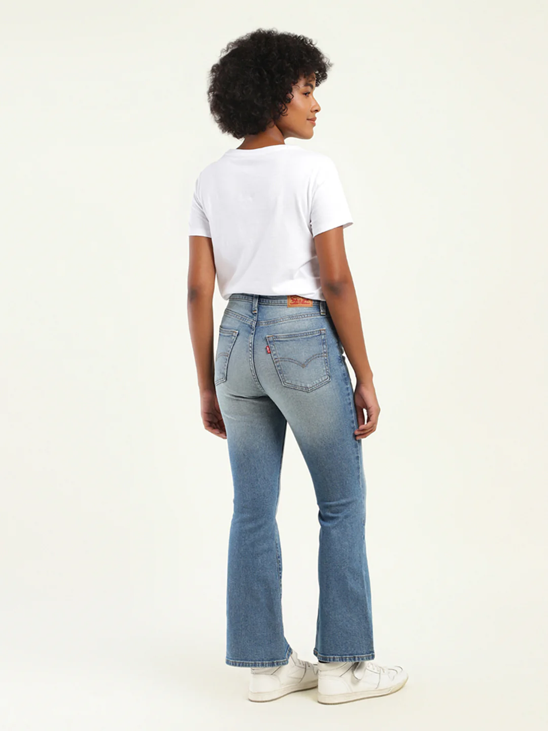 Women's 710 Blue Skinny Fit High Rise Jeans - Image 3