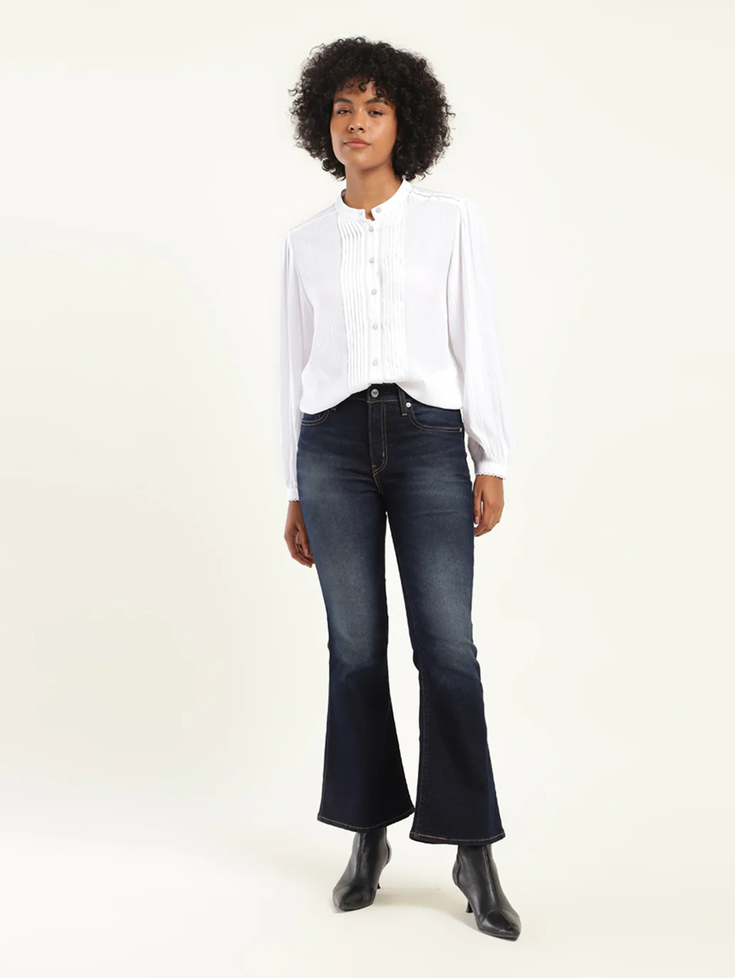 Women's 710 Blue Skinny Fit High Rise Jeans - Image 2