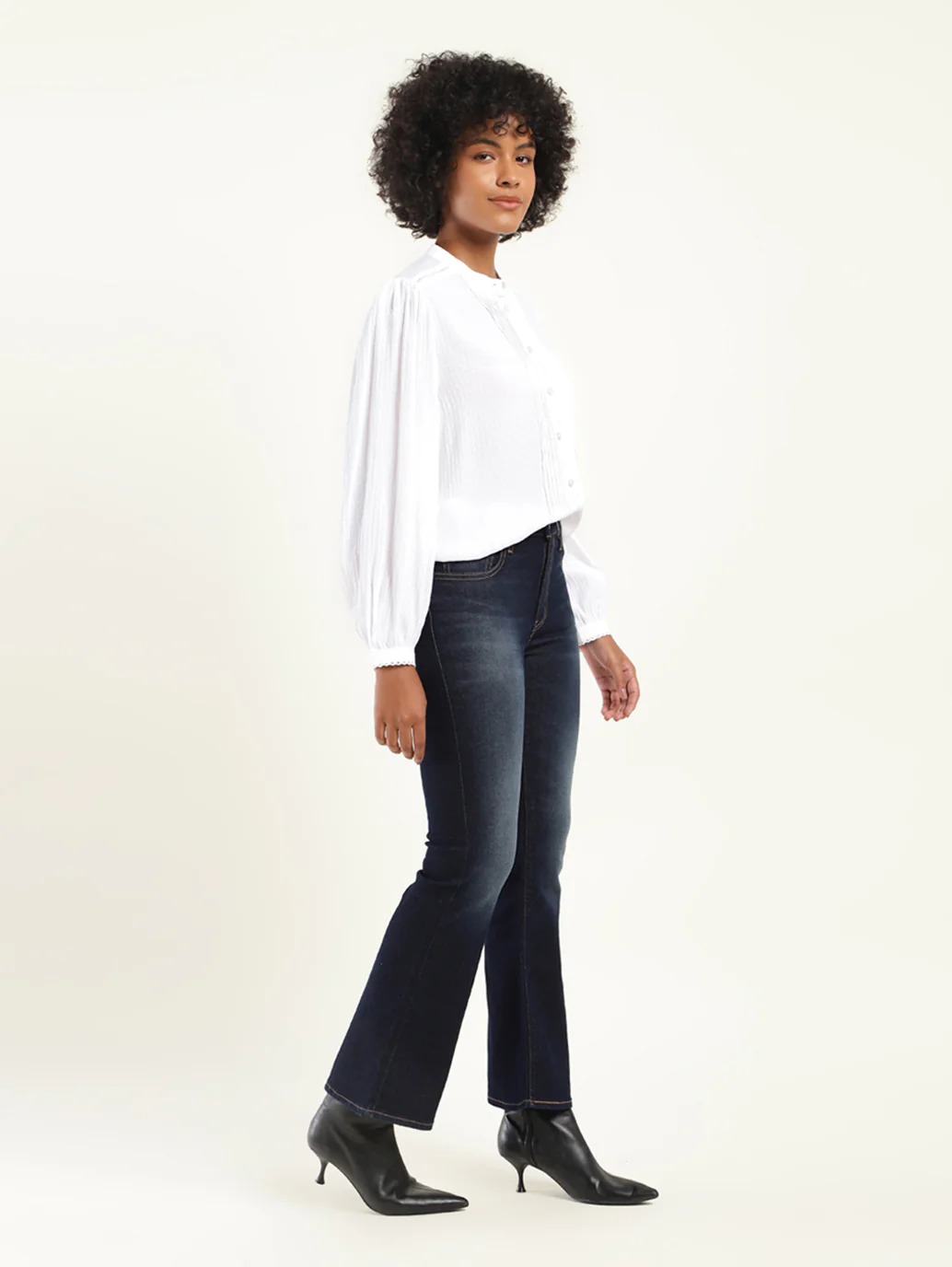 Women's 710 Blue Skinny Fit High Rise Jeans - Image 5