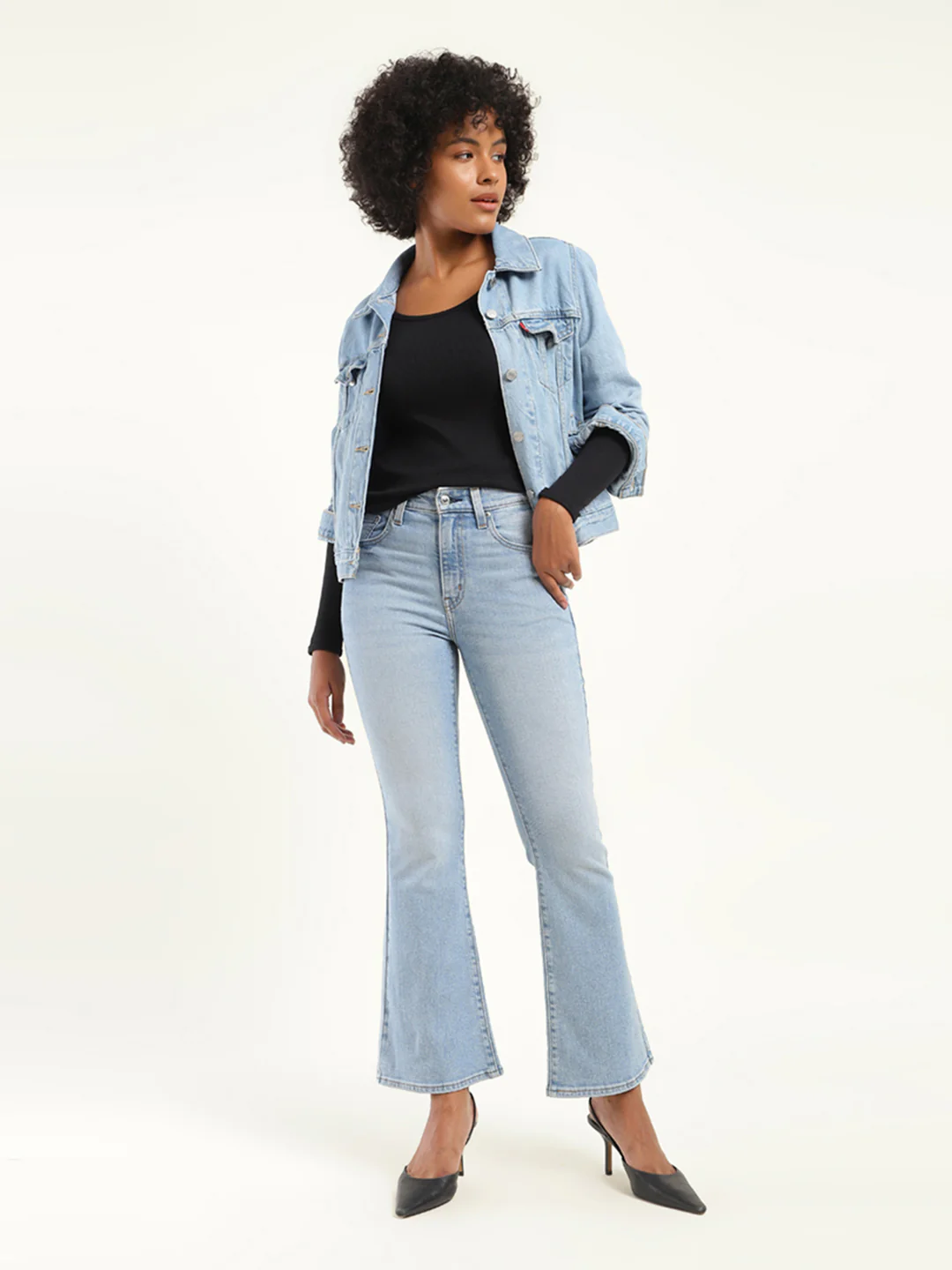 Women's 710 Blue Skinny Fit High Rise Jeans