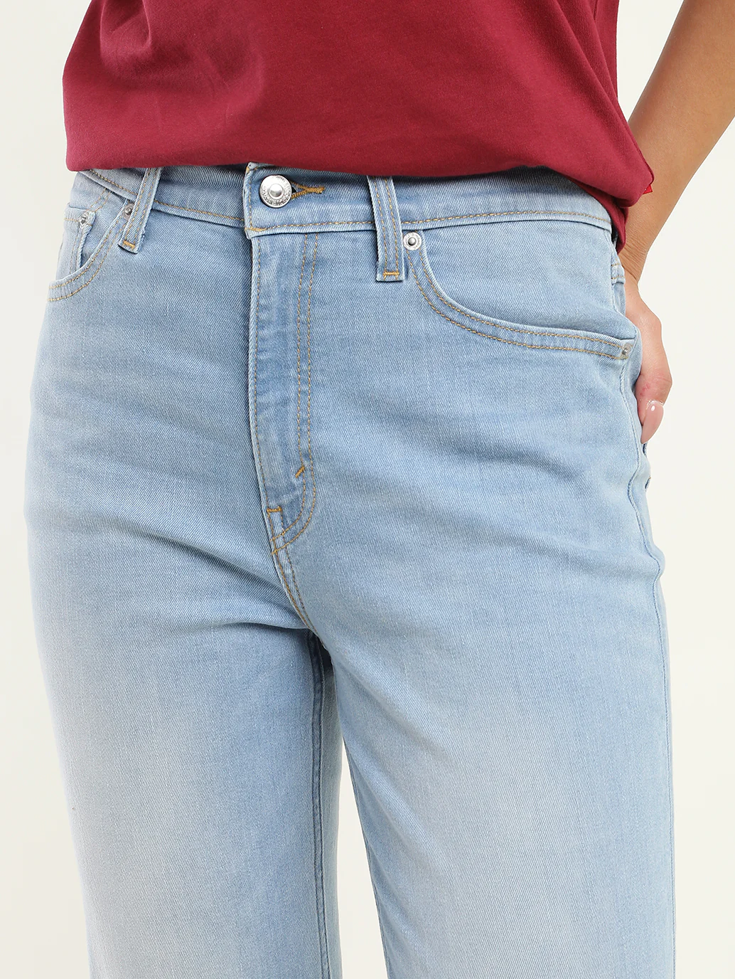 Women's 80s Mom Blue Loose Fit High Rise Jeans - Image 5