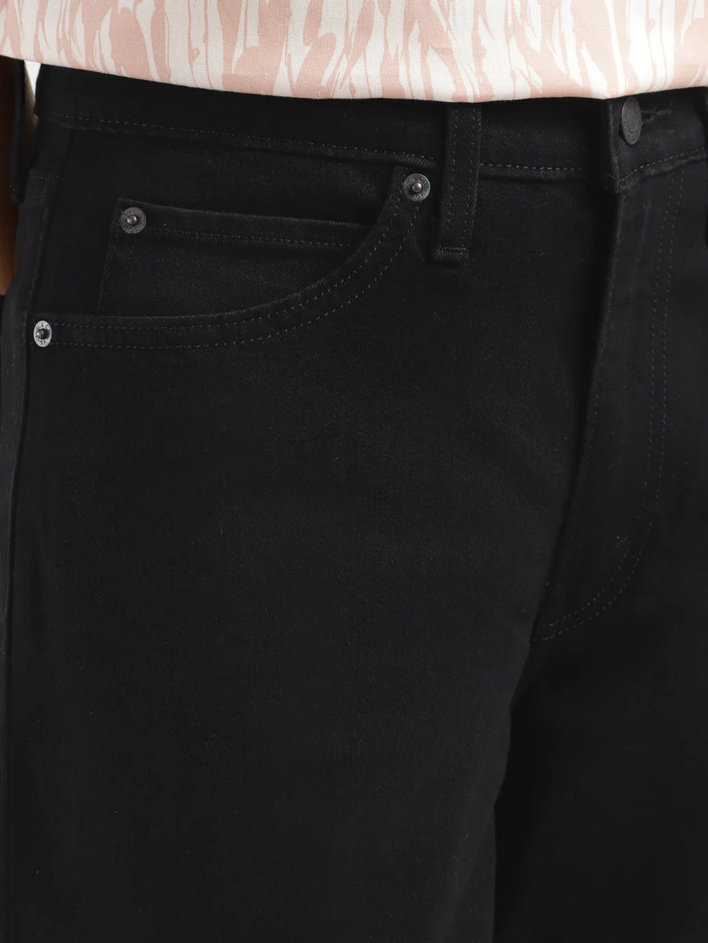 Women's 94 Black Baggy Fit Mid Rise Jeans - Image 7
